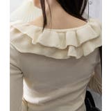 フリルニットトップス オフショルダー秋服 | SUNSHINE CLOSET | 詳細画像27 