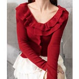 フリルニットトップス オフショルダー秋服 | SUNSHINE CLOSET | 詳細画像30 