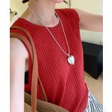 前後2WAYリブニット ノースリーブトップス レディース | SUNSHINE CLOSET | 詳細画像11 