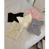 Uネックニットキャミ 透かし編みカーディガン 薄手ニットアンサンブル | SUNSHINE CLOSET | 詳細画像19 