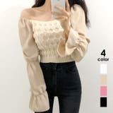 シャツブラウス スクエアネック レディース | SUNSHINE CLOSET | 詳細画像1 