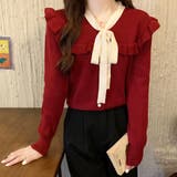 ボウタイニットトップス レディース 大人 | SUNSHINE CLOSET | 詳細画像11