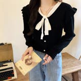 ボウタイニットトップス レディース 大人 | SUNSHINE CLOSET | 詳細画像6