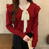 ボウタイニットトップス レディース 大人 | SUNSHINE CLOSET | 詳細画像9