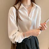 シャツブラウス 襟付き 長袖 レディース | ANGELCLOSET | 詳細画像5