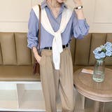シャツブラウス 襟付き 長袖 レディース | ANGELCLOSET | 詳細画像9