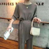 ブラウン | ニットセットアップ 冷感タッチレディース | SUNSHINE CLOSET