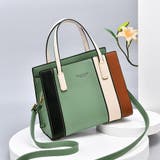 グリーン | ショルダーバッグ 配色 レディース斜め掛け | SUNSHINE CLOSET