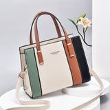 アイボリー | ショルダーバッグ 配色 レディース斜め掛け | SUNSHINE CLOSET