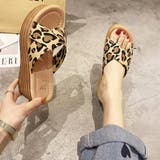ヒョウ柄 | 厚底サンダル ウエッジソール 風 | SUNSHINE CLOSET