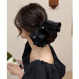 パール付きシュシュ 上品プリーツヘアゴム | SUNSHINE CLOSET | 詳細画像14 