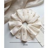 パール付きシュシュ 上品プリーツヘアゴム | SUNSHINE CLOSET | 詳細画像20 