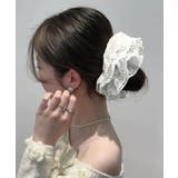 ボリュームレースシュシュ 大きめヘアゴム | SUNSHINE CLOSET | 詳細画像1