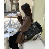カードケース付きレトロボストンバッグ合成皮革トート鞄マルチポケットカバン 肩掛け… | SUNSHINE CLOSET | 詳細画像2 