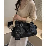 カードケース付きレトロボストンバッグ合成皮革トート鞄マルチポケットカバン 肩掛け… | SUNSHINE CLOSET | 詳細画像6 