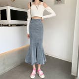 デニムマーメイドスカート大人セクシー | SUNSHINE CLOSET | 詳細画像8 