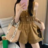 デニムサロペットショート丈オールインワン | SUNSHINE CLOSET | 詳細画像13 