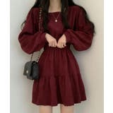 ティアードミニワンピース ウエストマーク | SUNSHINE CLOSET | 詳細画像9