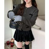 ニットカーディガンリボン飾り 秋冬ニット | SUNSHINE CLOSET | 詳細画像2 