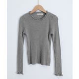 フリル リブニットトップス クルーネック | SUNSHINE CLOSET | 詳細画像24