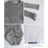 フリル リブニットトップス クルーネック | SUNSHINE CLOSET | 詳細画像26