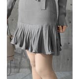 プリーツ裾 長袖リブニットワンピース上品 | SUNSHINE CLOSET | 詳細画像17