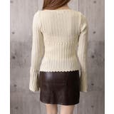 韓国風前開きニットトップスレディース 薄手ニットカーディガンVネック フロントボ… | SUNSHINE CLOSET | 詳細画像14 