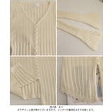 韓国風前開きニットトップスレディース 薄手ニットカーディガンVネック フロントボ… | SUNSHINE CLOSET | 詳細画像19 