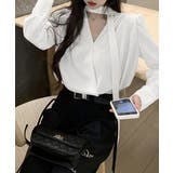 シャツブラウスレディース ボウタイトップス きれいめ大人可愛い | SUNSHINE CLOSET | 詳細画像17 