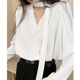 シャツブラウスレディース ボウタイトップス きれいめ大人可愛い | SUNSHINE CLOSET | 詳細画像7 