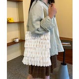 フリルトートバッグ レディース 肩掛け鞄 | ANGELCLOSET | 詳細画像15