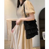 フリルトートバッグ レディース 肩掛け鞄 | ANGELCLOSET | 詳細画像7