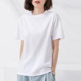 tシャツ レディース 半袖 無地ロングT | ANGELCLOSET | 詳細画像1