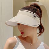 韓国サンバイザー つば広 レディース 夏 | ANGELCLOSET | 詳細画像1