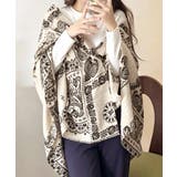 レトロ総柄ショール エスニック調マフラー ロングスカーフ上品カジュアル秋冬防寒羽… | SUNSHINE CLOSET | 詳細画像13
