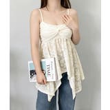 Y2K花柄レーストップスバレエコア リボンキャミソール 大人可愛い | SUNSHINE CLOSET | 詳細画像13