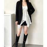 Y2K花柄レーストップスバレエコア リボンキャミソール 大人可愛い | SUNSHINE CLOSET | 詳細画像8