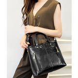 レディース レトロ風 PUレザースクエア型バッグ | SUNSHINE CLOSET | 詳細画像3