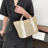 かごバッグ レディース大容量草編みバッグ | SUNSHINE CLOSET | 詳細画像1