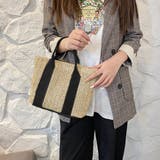 かごバッグ レディース大容量草編みバッグ | SUNSHINE CLOSET | 詳細画像13