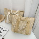 かごバッグ レディース大容量草編みバッグ | SUNSHINE CLOSET | 詳細画像23
