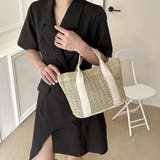 かごバッグ レディース大容量草編みバッグ | SUNSHINE CLOSET | 詳細画像8