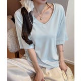 ビッグtシャツレディース無地半袖Tシャツ | ANGELCLOSET | 詳細画像10
