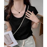 UネックTシャツ レディース 半袖 夏服 | SUNSHINE CLOSET | 詳細画像7 