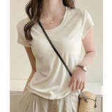 UネックTシャツ レディース 半袖 夏服 | SUNSHINE CLOSET | 詳細画像9 