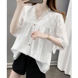 レディース 半袖薄手 シャツブラウス | SUNSHINE CLOSET | 詳細画像1 