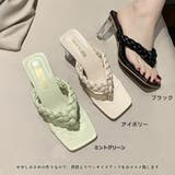 クリアヒール サンダル 編み込みデザイン | SUNSHINE CLOSET | 詳細画像2 