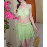 ドローストリング 大人可愛いセパレート水着 インナーパンツ一体型フレアスカート | SUNSHINE CLOSET | 詳細画像14 