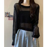 レディースクルーネック サマーニット着やせ レイヤードプルオーバー | SUNSHINE CLOSET | 詳細画像12