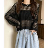 レディースクルーネック サマーニット着やせ レイヤードプルオーバー | SUNSHINE CLOSET | 詳細画像13
